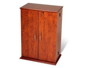 Prepac Small Deluxe Media Storage with lock (VS-0136)