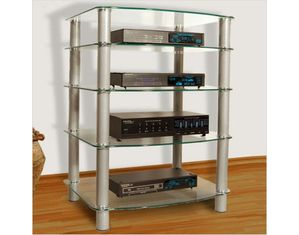 Walker Edison Everest Multilevel Component Stand (V35CM)