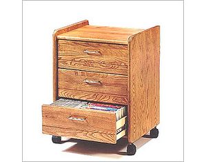 Wood Technology Three Shelves Media Storage CM-5 (CM-5)