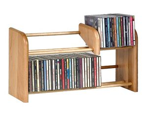 Wood Technology Hardwood CD Rack CDR 88 (CDR) Media Storage