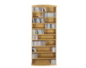 Wood Technology Hardwood Corner Wall Units MMC-600 Media Storage
