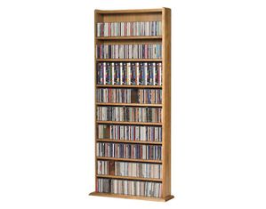 Wood Technology Hardwood Wall Unit MM-600 Media Storage