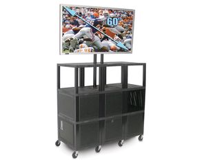 H Wilson 18X24 3 Unit Plasma Cart