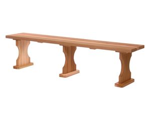 All Things Cedar Western Red Cedar 6 Feet Backless Bench