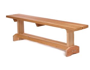 All Things Cedar Western Red Cedar 6 Feet Market Bench