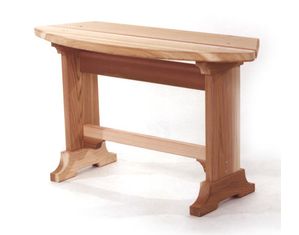 All Things Cedar Western Red Cedar Patio Bench
