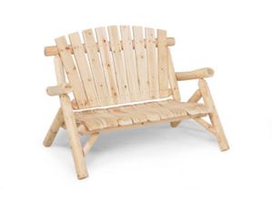 Jack-Post North Woods Log Bench