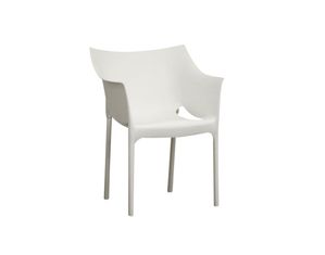 Baxton Studio Set of 2  White Vinyl Accent Chair