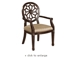 Powell Spider Web Back Accent Chair
