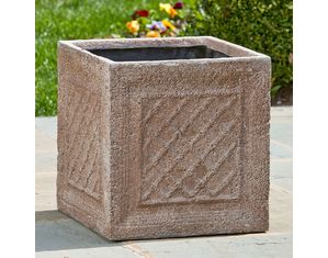 Alfresco Home Square Weave Planter