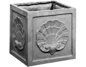 Florentine Craftsmen Flower Box with Shell Motif