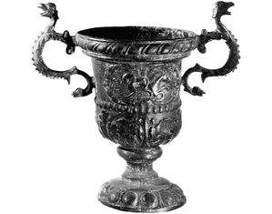 Florentine Craftsmen King Charles Urn with Handles