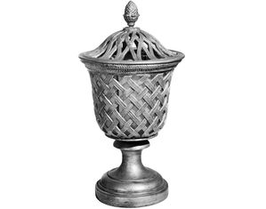 Florentine Craftsmen Lattice Urn Finial (with removable lid)