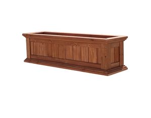 Mayne Westport Wood Window Box Stained