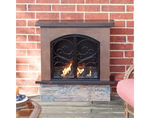 SEI Aspen Portable Indoor / Outdoor Gel Fuel Fireplace