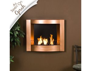 SEI Copper Wall Mount Fireplace