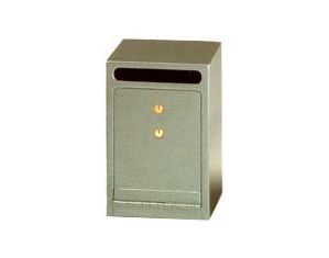 Gardall DS1210K B Rated Envelope Drop Under Counter Truck Deposit Safe with Dual Key Lock