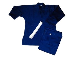 Amber Sports Judo Single Weave Blue Uniform