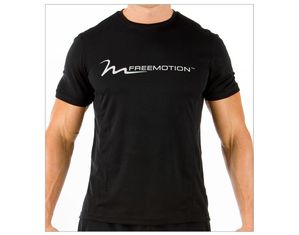 FreeMotion Mens Short Sleeve Full Front Logo Tee
