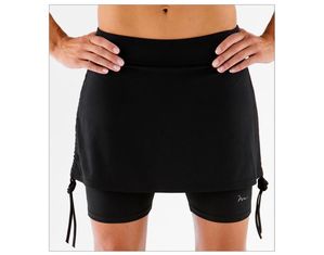 FreeMotion Womens Jersey Skirt with Built-in Legging