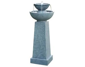 Alfresco Home Ulysses Fountain w/ Pump and Light