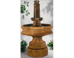 Henri Studio Obelisk Octagon Fountain - 5 Piece