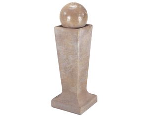 Henri Studio Sphere On Pedestal Fountain - 3 Piece