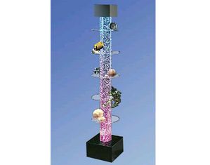 Midwest Tropical Aqua Lume Foor Fountain 80 inches with Aqua Shelving Fountain