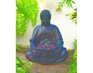 Smart Solar Buddha Solar-on-Demand Fountain