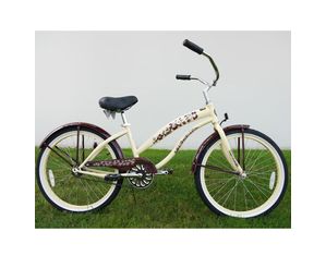 Kidwise Kids Bikes Girls Beach Cruiser 24 inch Extended Frame