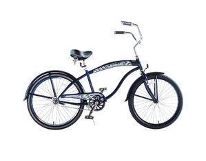 Kidwise Kids Bikes Midnight Blue Mens Beach Cruiser 24inch Deluxe