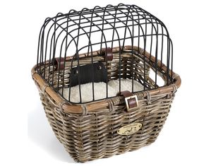 Nantucket Bicycle Basket Co. Tuckernuck Collection (rectangle pet basket with quick release) Bike Basket