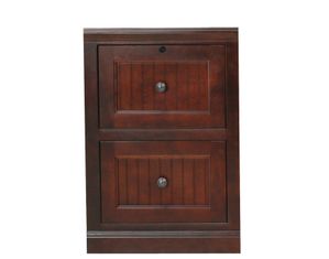 Eagle Stained Coastal 2-Drawer File Cabinet