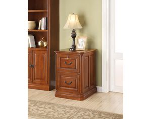 Golden Oak Augusta 2 Drawer File Cabinet