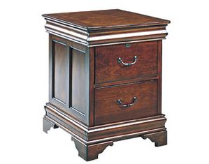 Golden Oak Versailes 2-Drawer File Cabinet