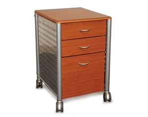 Innovex Stylish Tempered Glass 3 Drawer File Cabinet