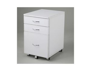 ItalModern Ledah Leather High File Cabinet