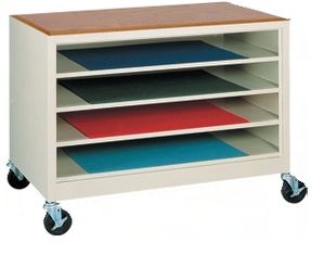 Sandusky Open Paper Storage File Cabinet