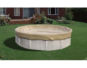 Arctic Armor Armor Kote Oval Winter Pool Cover with 4 ft Overlap for Above Ground Pools