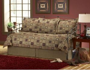 Southern Textiles Elite Hopscotch Twin 5 piece Daybed Ensemble