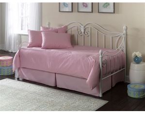Southern Textiles Paramount Solid Pink Twin 5 piece Daybed Ensemble