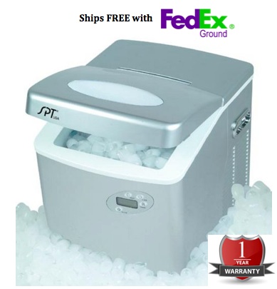 Sunpentown IM-101 Portable Ice Maker with LCD and Digital Controls - Fast FREE FedEx Shipping! image