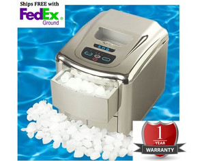 Whynter Titanium Stainless Steel Portable Ice Maker - Fast FREE FedEx Shipping!