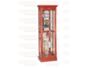 Union Square Sistene Cherry Curio Cabinet - FREE Inside Delivery!