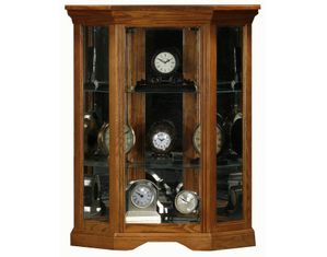Eagle Oak Ridge Corner Console Curio