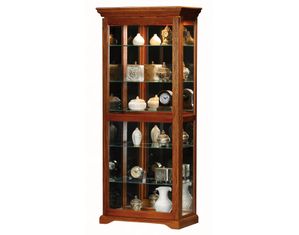 Eagle Oak Ridge Tall Sliding-Door Curio