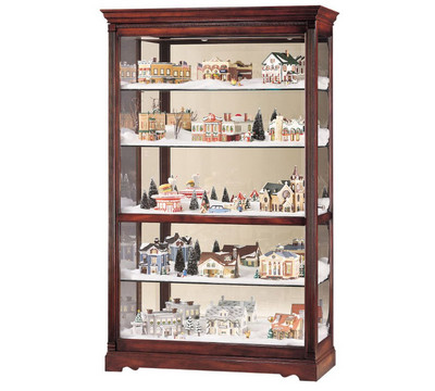 Howard Miller Townsend Village Collectors Curio Cabinet