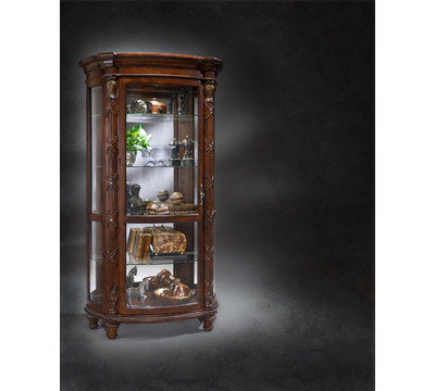 Philip Reinisch Columnar Collectors Curio Cabinet