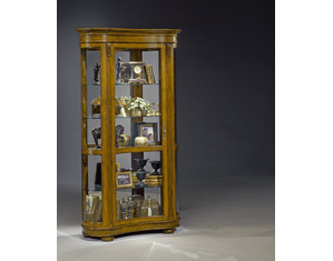 Philip Reinisch Contour II Collectors Curio Cabinet - FREE Inside Delivery!