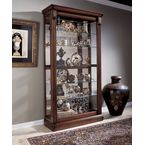 Pulaski 20485 Medallion Cherry Two Way Sliding Door Curio Cabinet.jpg